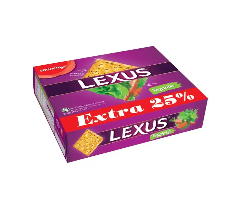 Munchy's Lexus Vegetable Biscuit 200gm (Box)