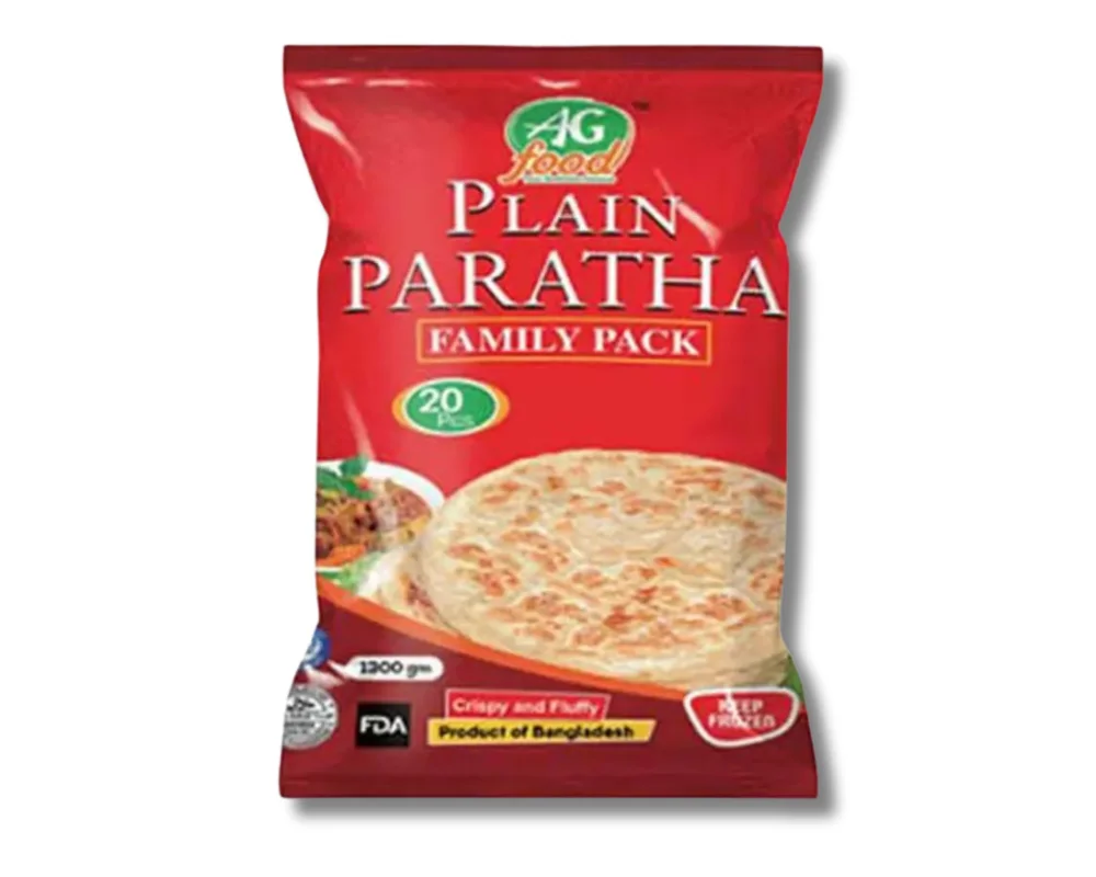 AG Food Plain Paratha 20pcs 1.3kg