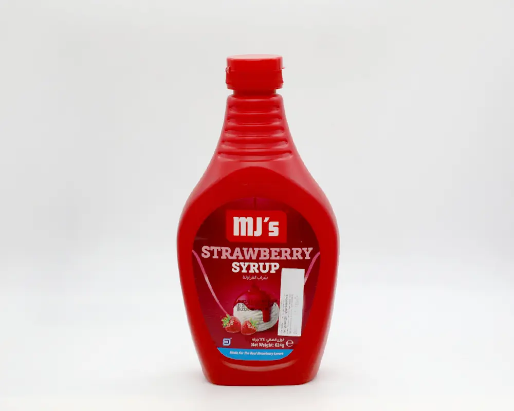 MJ's Strawberry Syrup 624gm United Arab Emirates