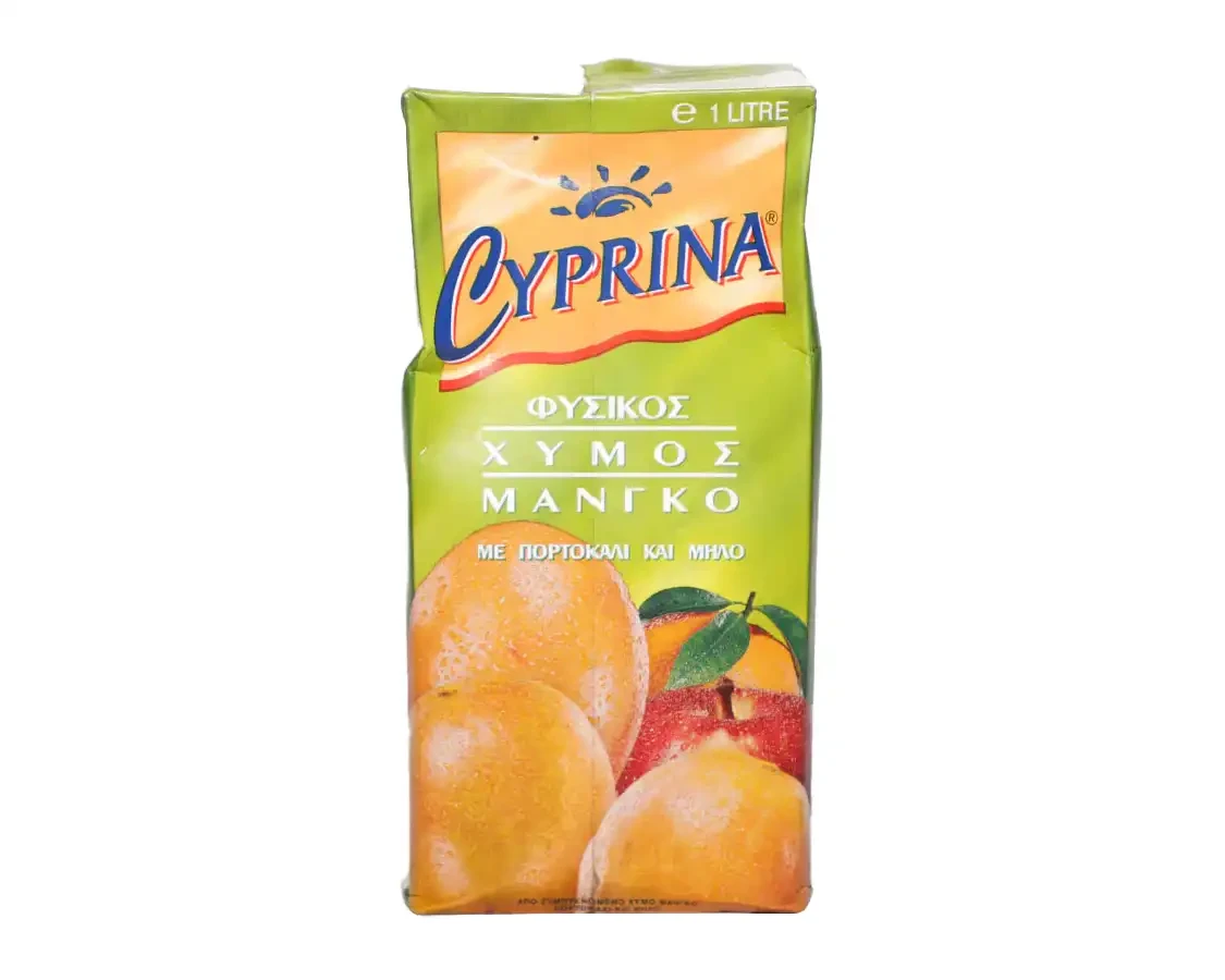Cyprina Natural Mango Orange & Apple Juice 1L