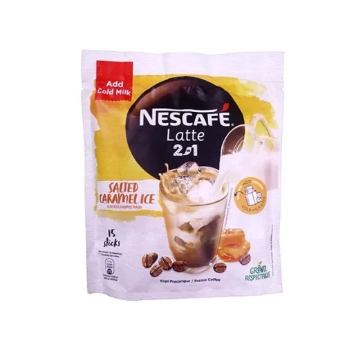 Nescafe 2in1 Latte Salted Caramel Ice Coffee11gx15s 165g