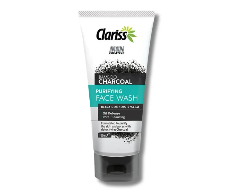 Clariss Bamboo Charcoal Men Face Wash 100ml